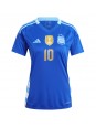 Argentina Lionel Messi #10 Replika Borta Kläder Dam Copa America 2024 Kortärmad
